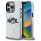 Karl Lagerfeld IML Choupette Sketch Logo MagSafe Case for iPhone 16 Pro - Clear