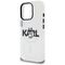 Karl Lagerfeld IML Choupette Sketch Logo MagSafe Case for iPhone 16 Pro - Clear