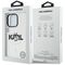 Karl Lagerfeld IML Choupette Sketch Logo MagSafe Case for iPhone 16 Pro - Clear