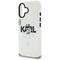 Karl Lagerfeld IML Choupette Sketch Logo MagSafe iPhone 16 Case - Clear