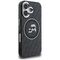 Karl Lagerfeld IML Glitter Karl &amp; Choupette Heads Logo MagSafe Case for iPhone 16 - Black