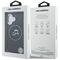 Karl Lagerfeld IML Glitter Karl &amp; Choupette Heads Logo MagSafe Case for iPhone 16 - Black