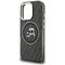 Karl Lagerfeld IML Glitter Karl &amp; Choupette Heads Logo MagSafe Case for iPhone 16 Pro - Black