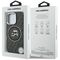 Karl Lagerfeld IML Glitter Karl &amp; Choupette Heads Logo MagSafe Case for iPhone 16 Pro Max - Black