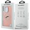 Karl Lagerfeld IML Glitter Karl &amp; Choupette Heads Logo MagSafe Case for iPhone 16 Pro - Pink