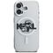 Karl Lagerfeld IML Glitter Karl &amp; Choupette Sketch Logo MagSafe Case for iPhone 16 - Transparent