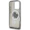 Karl Lagerfeld IML Glitter Karl &amp; Choupette Sketch Logo MagSafe Case for iPhone 16 Pro Max - Black