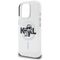 Karl Lagerfeld IML Glitter Karl &amp; Choupette Sketch Logo MagSafe Case for iPhone 16 Pro Max - Clear