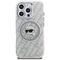 Karl Lagerfeld IML Karl Head Logo MagSafe Case for iPhone 16 Pro - Gray