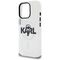 Karl Lagerfeld IML Karl Sketch Logo MagSafe Case for iPhone 16 Pro Max - Clear