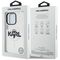 Karl Lagerfeld IML Karl Sketch Logo MagSafe Case for iPhone 16 Pro - Clear