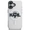 Karl Lagerfeld IML Karl Sketch Logo MagSafe Case for iPhone 16 - Clear