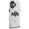 Karl Lagerfeld IML Karl Sketch Logo MagSafe Case for iPhone 16 - Clear