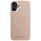 Karl Lagerfeld Initial &amp; Metal Logo MagSafe Case for iPhone 16 Plus - Pink