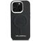 Karl Lagerfeld Initial &amp; Metal Logo MagSafe Case for iPhone 16 Pro - Black