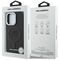 Karl Lagerfeld Initial &amp; Metal Logo MagSafe Case for iPhone 16 Pro - Black