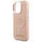 Karl Lagerfeld Initial &amp; Metal Logo MagSafe Case for iPhone 16 Pro Max - Pink