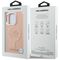 Karl Lagerfeld Initial &amp; Metal Logo MagSafe Case for iPhone 16 Pro Max - Pink