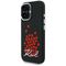 Karl Lagerfeld Silicone Heart Sign Logo MagSafe Case for iPhone 16 - Black