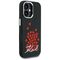 Karl Lagerfeld Silicone Heart Sign Logo MagSafe Case for iPhone 16 - Black