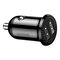 Baseus CCALLP-01 2XUSB 4.8A car charger 2 x USB black