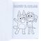 Bluey Colouring Book A4 & Sticker Set