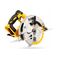 DeWALT DCS570P2-QW portable circular saw 18.4 cm Yellow 5500 RPM