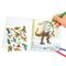 Dino World - Colouring Book With Reservible Seqins ( 0412757 ) / Toys
