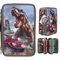Dino World - Triple Pencil Case NEW WORLD (0013693) / Toys