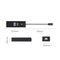 Orico PWCUR-C3 3-port USB hub 1x USB-A 3.0 1x USB-C 3.0 1x RJ45 Gigabit Ethernet 0.15 m - black