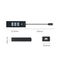 Orico PW3UR25-C3 USB Hub 4-Port 3x USB-A 3.0 1x RJ45 2.5G Ethernet 0.15m - Black