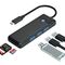 Orico PAPW3AT-U3 USB Hub 4-port 3x USB-A 3.0 with microSD/SD card reader 1.8 m - black