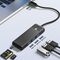 Orico PAPW3AT-C3 USB Hub 4-port 3x USB-A 3.0 with microSD/SD card reader 0.15 m - black