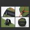 Torba na kierownicę 1,5L Rockbros TL002 ROAD TO SKY wodoodporna – zielona