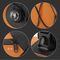 Torba pod ramę 2L Rockbros TL003 ROAD TO SKY wodoodporna – pomarańczowa