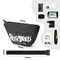Torba na kierownicę Rockbros G011 Flash Journey – trapezoidalna, czarna