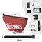 Torba na kierownicę Rockbros G011 Flash Journey – trapezoidalna, czerwona