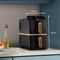 Philips 4000 series NA462/80 fryer Double 10 L Stand-alone 2750 W Hot air fryer Black, Gold, Grey