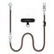 Tech-Protect C10S Crossbody phone lanyard (114 cm) + wrist strap (31 cm) - brown-titanium