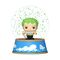 One Piece assorted Mystery Mini Snow globe figure