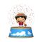 One Piece assorted Mystery Mini Snow globe figure