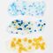 Creativ Company - Sequin Clay, blue/green harmony, 3x60 g/ 1 pack (787481) / Toys