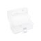 TOYMAX - Storage box with 2 shelves, 31 x 14.2 x 17.5 cm, clear (714225) / Toys