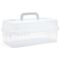 TOYMAX - Storage box with 2 shelves, 31 x 14.2 x 17.5 cm, clear (714225) / Toys