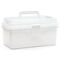 TOYMAX - Storage box with insert, 20x10x10cm, white/clear (714222) / Toys