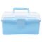 TOYMAX - Storage box with insert, 25.5 x 13.5 x 14.5 cm, light blue (714224) / Toys