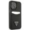 Etui Guess Saffiano Triangle Logo Cardslot na iPhone 13 / 13 Pro - czarne