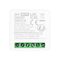 GreenBlue Flush-Mount WiFi Relay, Android/iOS/Alexa/Google Home, 100–240 V AC, 50/60 Hz, max. 16 A, for 150 W LEDs, GB739