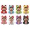 Monchhichi Rokimoto Figure Cup of Fun Lucky Cat Series Blind Box Display (6)