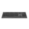 Gembird KB-MCH-06-CYRL Slim wired multimedia keyboard with Type-C adapter, Cyrillic layout, black